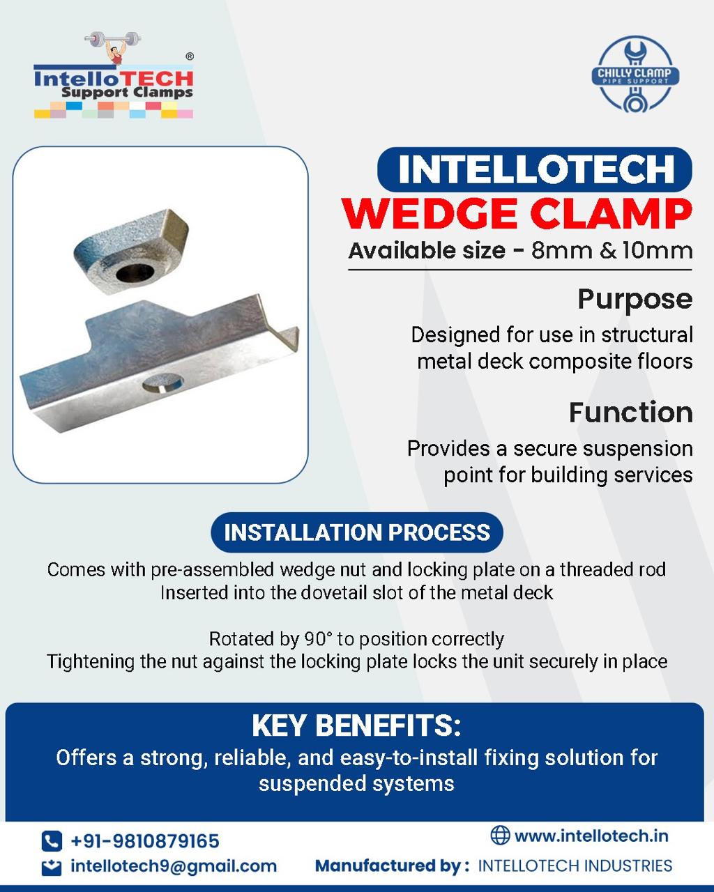wedge clamp Benefits