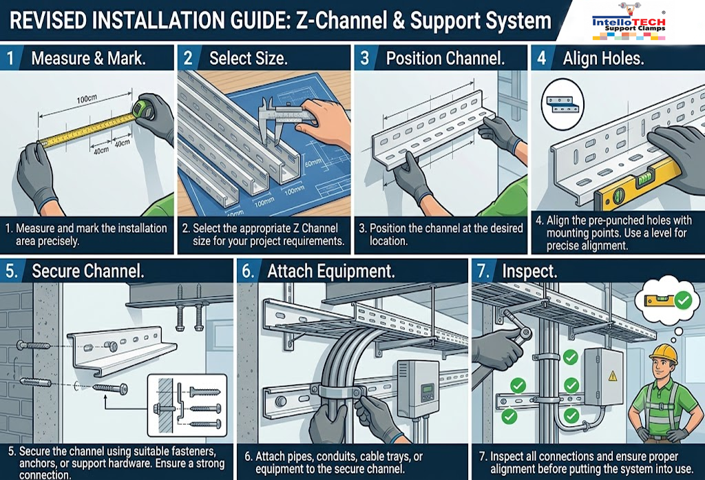 Z Channel Installation